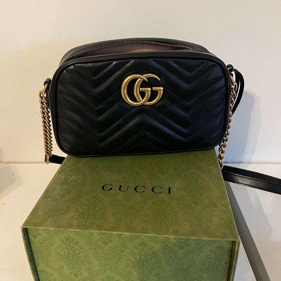 Gucci Handbags - Authentic Gucci Marmot Small Shoulder Bag